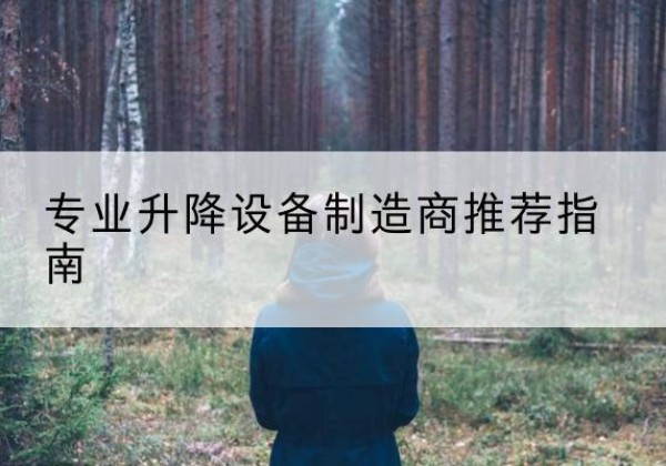 黄浦区电动剪叉升降平台厂家-专业升降设备制造商推荐指南